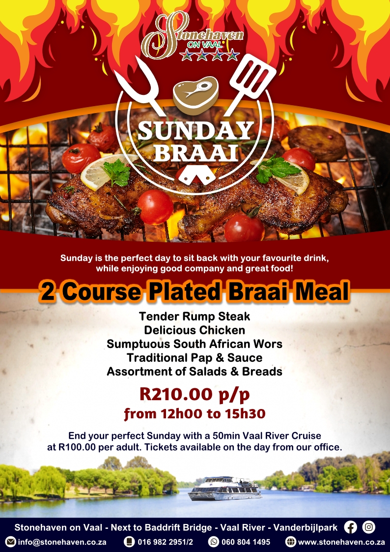 Stonehaven Sunday Braai Plated Meal